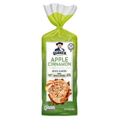 Quaker Apple Cinnamon Rice Cakes, 6.53 oz, 6.53 Ounce