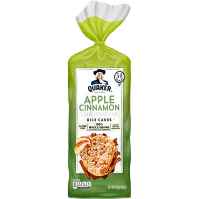 Quaker Apple Cinnamon Rice Cakes, 6.53 oz, 6.53 Ounce