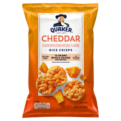 Quaker Cheddar Rice Crisps, 3.03 oz, 3.03 Ounce