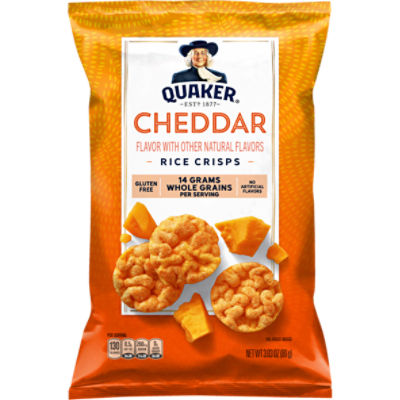 Quaker Cheddar Rice Crisps, 3.03 oz Price Rite