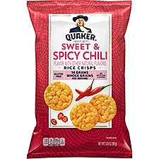 Quaker Rice Crisps, Sweet & Spicy Chili, 3.03 Oz