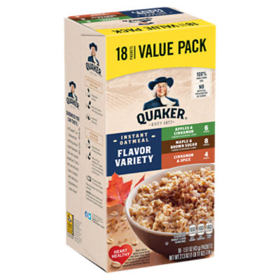 Quaker Overnight Oats, Variety Pack, 12 Count