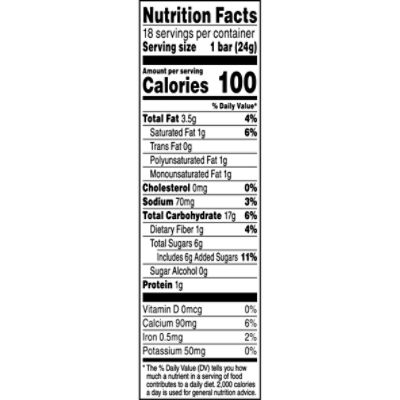 Quaker Chocolate Chip Granola Bars Nutrition Facts | Besto Blog