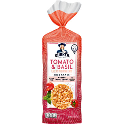 Quaker Tomato & Basil Rice Cakes, 6.1 oz