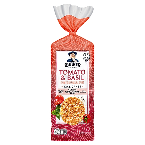 Quaker Tomato & Basil Rice Cakes, 6.1 oz