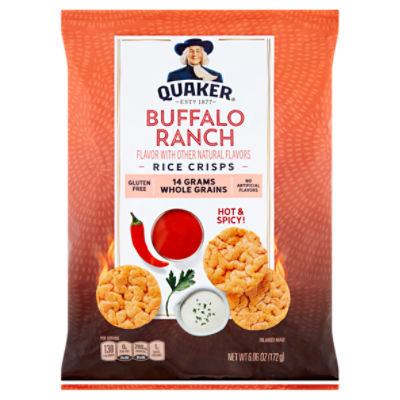 Quaker Buffalo Ranch Rice Crisps, 6.06 oz