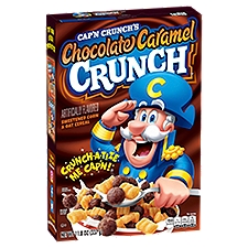 Cap'n Crunch's Sweetened Corn & Oat Cereal, Chocolate Caramel Crunch Artificially Flavored, 11.8 Ounce