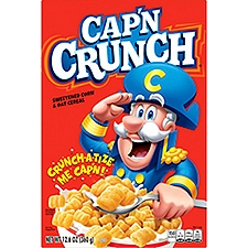 Cap'n Crunch Sweetened Corn & Oat, Cereal, 12.6 Ounce