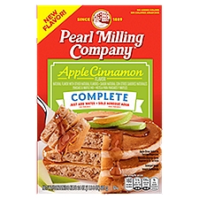 Pearl Milling Company Apple Cinnamon Flavor Complete Pancake & Waffle Mix, 24 oz, 24 Ounce