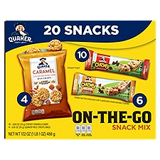 Quaker Snack Mix Variety Pack 17.2 Oz 20 Count