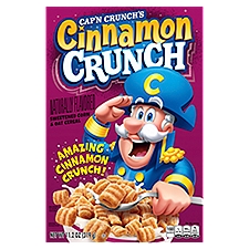 Cap'n Crunch Cinnamon Crunch Sweetened Corn & Oat Cereal, 11.2 oz
