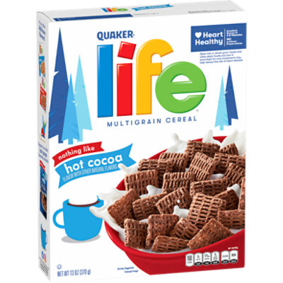 Quaker Life Multigrain Cereal, Hot Cocoa, 13 Oz