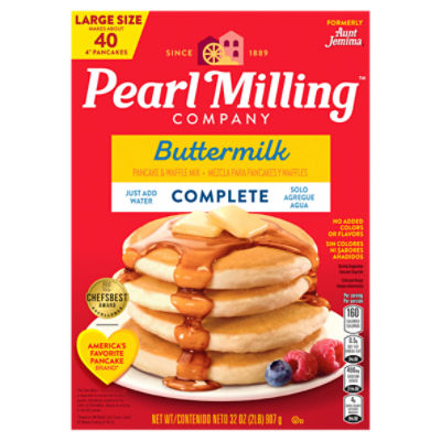 Pearl Milling Company Complete Pancake & Waffle Mix Buttermilk 32 Oz, 32 Ounce