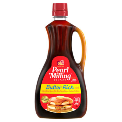 Pearl Milling Company Butter Rich Syrup Natural Butter 24 Fl Oz, 24 Fluid ounce
