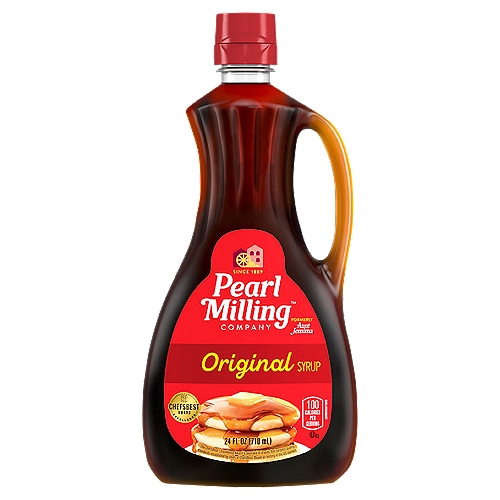 Pearl Milling Company Original Syrup, 24 fl oz
There's no better way to top your family's favorite pancakes and waffles than with the incredibly rich and delicious taste of our Pearl Milling Company syrups.