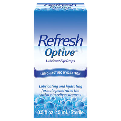 Refresh Optive® Lubricant Eye Drops Preserved Tears, 0.5 fl oz (15mL