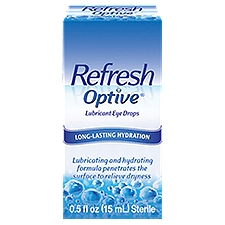Refresh Optive Lubricant Preserved Tears, Eye Drops, 0.5 Fluid ounce