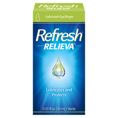 Refresh® RELIEVA™ Lubricant Eye Drops Preserved Tears, 0.33 fl oz (10mL) Sterile ShopRite