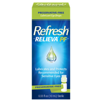 Refresh® RELIEVA™ PRESERVATIVE-FREE Non-Preserved Tears Lubricant Eye Drops, 0.33 fl oz (10mL) Sterile