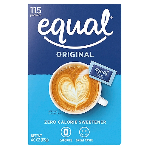 Equal Original Zero Calorie Sweetener, 115 count, 4.0 oz