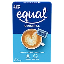 Equal Original Zero Calorie Sweetener, 230 count, 8.1 oz, 8.11 Ounce