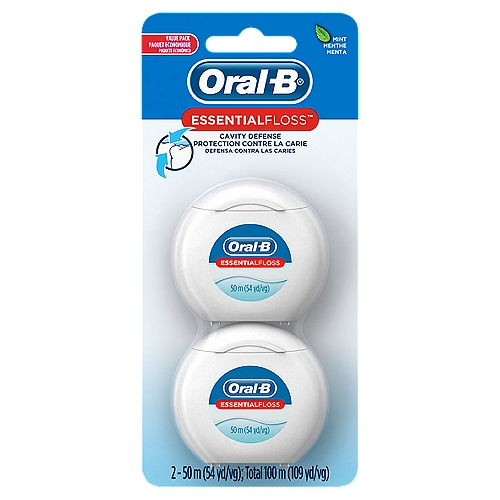 Oral-B EssentialFloss Mint Floss Value Pack, 2 count