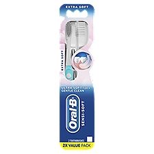 Oral-B Sensi-Soft Extra Soft Toothbrushes, Value Pack, 2 count