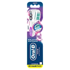 Oral-B Vivid Whitening Soft Toothbrushes Value Pack, 2 count