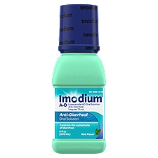 Imodium Mint Flavor Anti-Diarrheal, Oral Solution, 8 Fluid ounce
