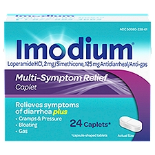 Imodium Multi-Symptom Relief Caplets, 24 count