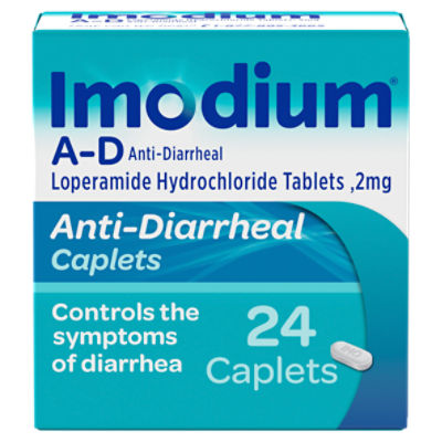 Imodium A-D Diarrhea Relief Caplets, 24 Count