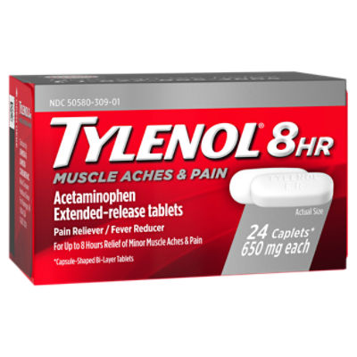 Tylenol 8 Hr Muscle Aches & Pain Acetaminophen ExtendedRelease Tablets