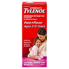 TYLENOL CHILDRENS Children's Tylenol Oral Suspension, 4 fl oz