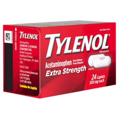  Rite Aid Extra Strength Acetaminophen, 500mg - 500 Caplets, Pain  Reliever & Fever Reducer, Migraine Relief Products, Joint & Muscle Pain  Relief Pills, Menstrual Pain Relief