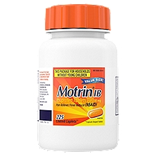 Motrin IB Ibuprofen Coated Caplets Value Size!, USP, 200 mg, 225 count, 225 Each