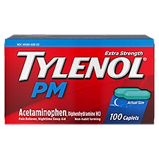 Tylenol PM Extra Strength Caplets, 100 count