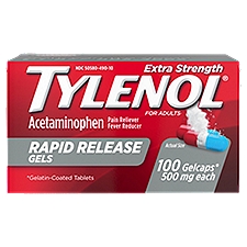 TYLENOL Rapid Release Gels, 100 each, 100 Each