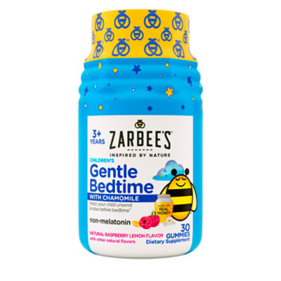 Zarbee's Children's Gentle Bedtime with Chamomile Gummies, 3+ Years, 30 count
