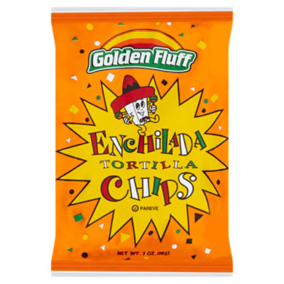 Golden Fluff Enchilada Tortilla Chips, 1 oz