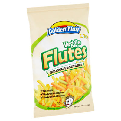 Golden Fluff Garden Vegetable Veggie Flutes, 4 oz