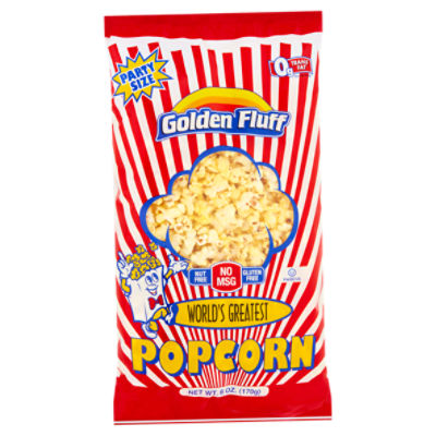 Golden Fluff Popcorn Party Size, 6 oz