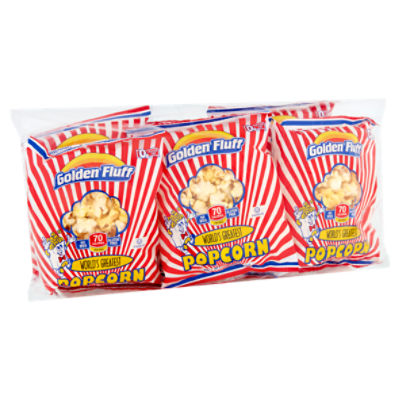 Golden Fluff Popcorn, 1/2 oz, 6 count