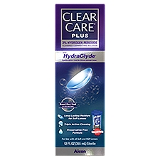 Clear Care Plus 3% Hydrogen Peroxide Cleaning & Disinfecting Solution, 12 fl oz