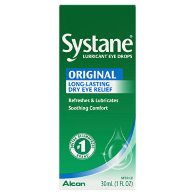 Alcon Systane Original Long-Lasting Dry Eye Relief Lubricant Eye Drops, 1 fl oz