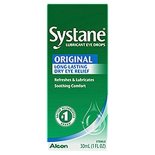 Alcon Systane Original Long-Lasting Dry Eye Relief Lubricant Eye Drops, 1 fl oz, 1 Fluid ounce