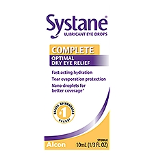 Systane Complete Optimal Dry Eye Relief, Lubricant Eye Drops, 0.33 Fluid ounce