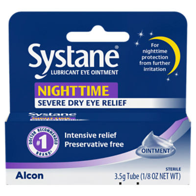 Systane Nighttime Lubricant Eye Ointment, 1/8 oz ShopRite