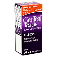 GenTeal Tears Lubricant Eye Drops Severe Day + Night Gel, 0.3 Fluid ounce