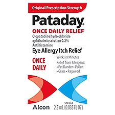 Pataday Original Prescription Strength Once Daily Relief Eye Drops, 0.085 fl oz