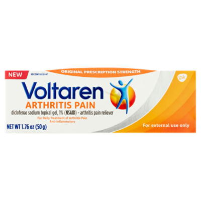 Voltaren Voltaren Arthritis Pain Diclofenac Sodium Topical Gel, 1.76 oz, 50 Each 